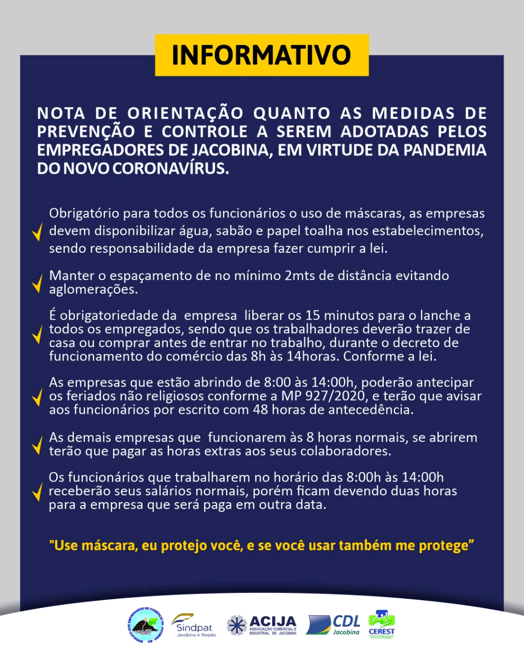 MEDIDAS DE PREVENÇÃO 