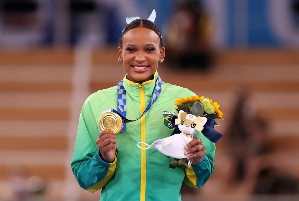 Rebeca Andrade, ganhadora da Medalha de Ouro das Olimpíadas 2021