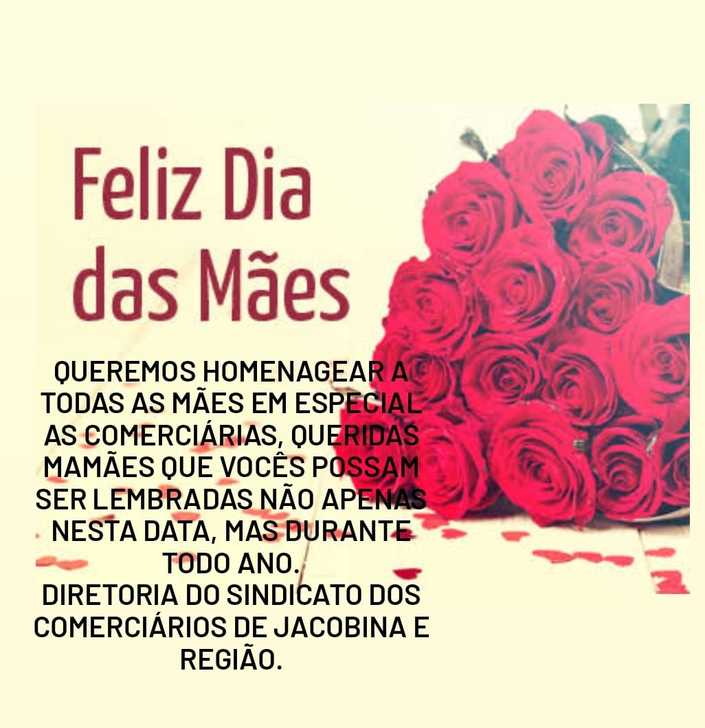 FELIZ DIA DAS MÃES!