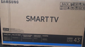 SORTEIO SMART TV LED 43